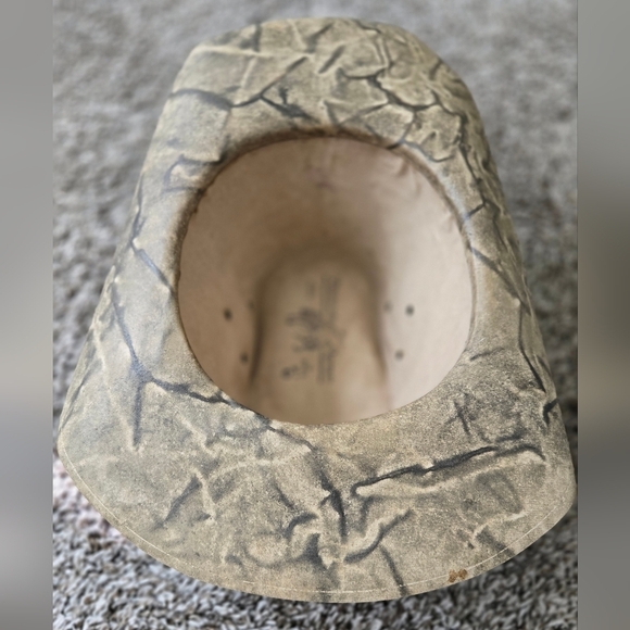 Cowboy Cowgirl Western Hat Hanfcrafted in Brazil Brown Tan - Picture 5 of 5